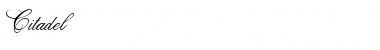 Download Citadel Regular Font Title Preview