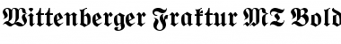 Download Wittenberger Fraktur MT Dfr Bold Font Title Preview