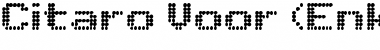 Download Citaro Voor (Enkele hoogte, Breed) Regular Font Title Preview