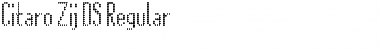 Download Citaro Zij DS Regular Font Title Preview