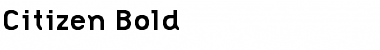 Download Citizen Bold Font Title Preview