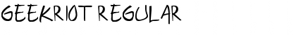 Download geekriot Regular Font Title Preview