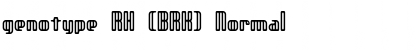 Download genotype RH (BRK) Normal Font Title Preview