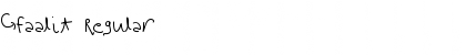 Download Gfaalit Regular Font Title Preview