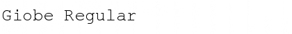 Download Giobe Regular Font Title Preview