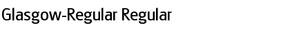 Download Glasgow-Regular Regular Font Title Preview