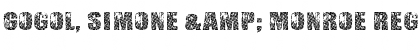 Download Gogol, Simone & Monroe Regular Font Title Preview