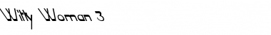Download Witty Woman 3 Regular Font Title Preview