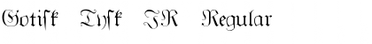Download Gotisk Tysk JR Regular Font Title Preview