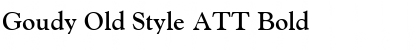 Download Goudy Old Style ATT Bold Font Title Preview