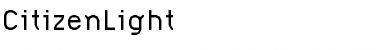 Download CitizenLight Regular Font Title Preview