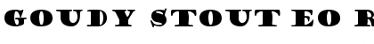 Download Goudy Stout Eo Regular Font Title Preview