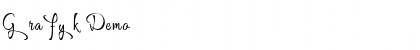 Download Grafyk Demo Font Title Preview