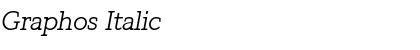 Download Graphos Italic Font Title Preview