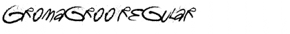 Download Gromagroo Regular Font Title Preview