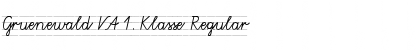 Download Gruenewald VA 1. Klasse Regular Font Title Preview