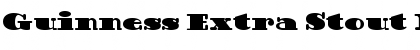 Download Guinness Extra Stout NF Regular Font Title Preview