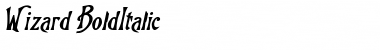 Download Wizard BoldItalic Font Title Preview