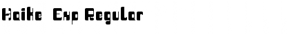 Download Haike  Exp Regular Font Title Preview