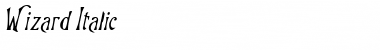 Download Wizard Italic Font Title Preview