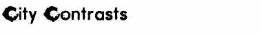 Download City Contrasts Regular Font Title Preview