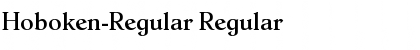 Download Hoboken-Regular Regular Font