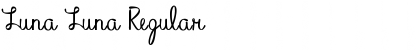 Download Luna Luna Regular Font Title Preview