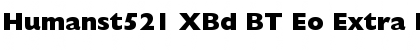 Download Humanst521 XBd BT Eo Extra Bold Font