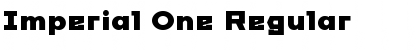Download Imperial One Regular Font Title Preview