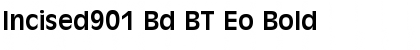 Download Incised901 Bd BT Eo Bold Font