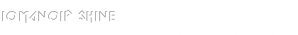 Download Iomanoid Shine Font Title Preview