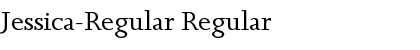 Download Jessica-Regular Regular Font Title Preview