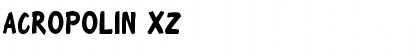 Download Acropolin XZ Regular Font Title Preview