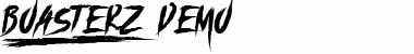 Download boasterz] Demo Regular Font Title Preview