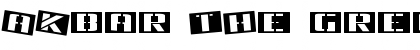 Download Akbar The Great Regular Font Title Preview