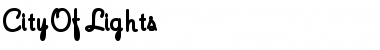 Download CityOfLights Regular Font Title Preview
