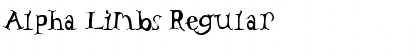 Download Alpha Limbs Regular Font Title Preview