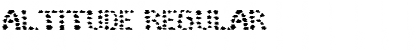 Download ALTITUDE Regular Font Title Preview