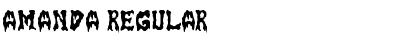 Download Amanda Regular Font Title Preview