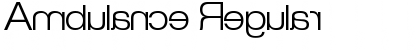 Download Ambulance Regular Font Title Preview