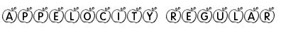 Download Appelocity Regular Font Title Preview
