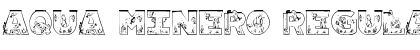Download Aqua Minero Regular Font Title Preview
