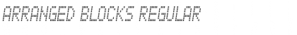 Download Arranged Blocks Regular Font Title Preview