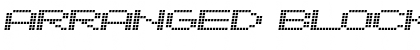 Download Arranged Blocks Spread Regular Font Title Preview