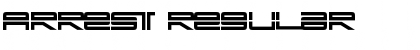 Download Arrest Regular Font Title Preview