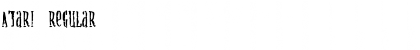 Download Atari Regular Font Title Preview