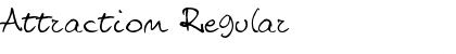 Download Attraction Regular Font Title Preview