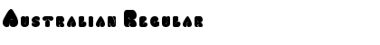 Download Australian Regular Font Title Preview