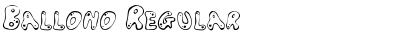 Download Ballono Regular Font Title Preview