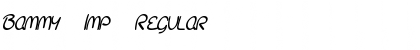 Download Bammy Imp Regular Font Title Preview